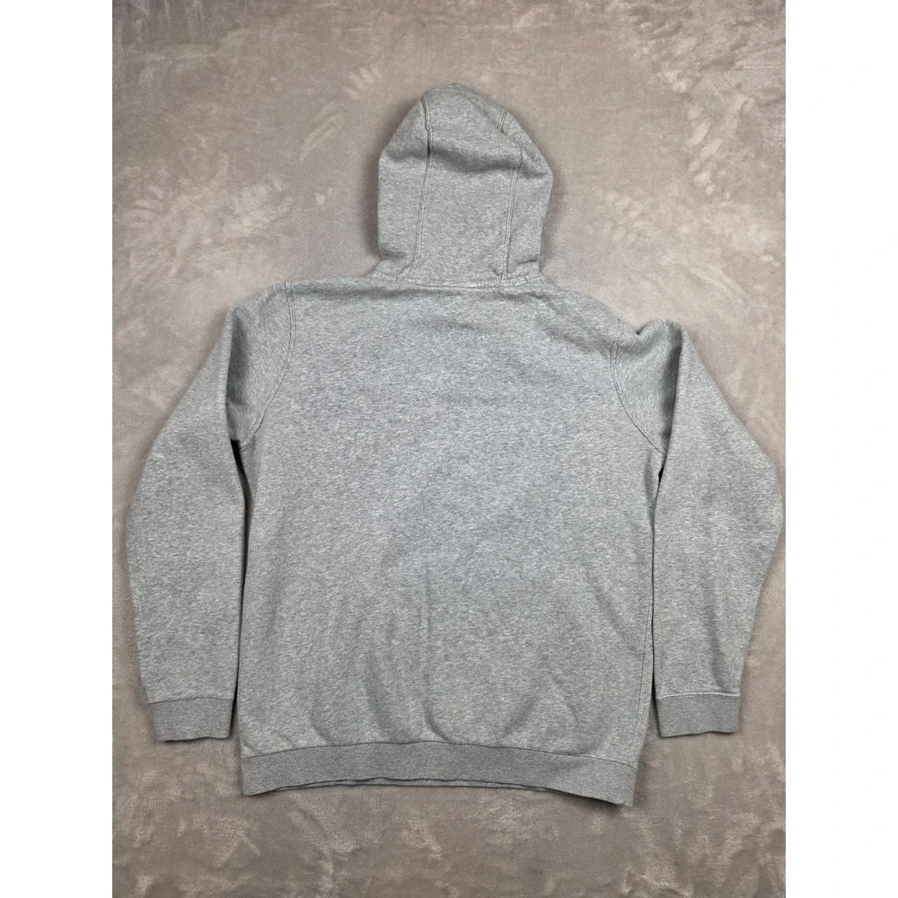 Nike Hoodie Mens Large Gray Sportswear Club Fleece Pullover Sweatshirt 804346